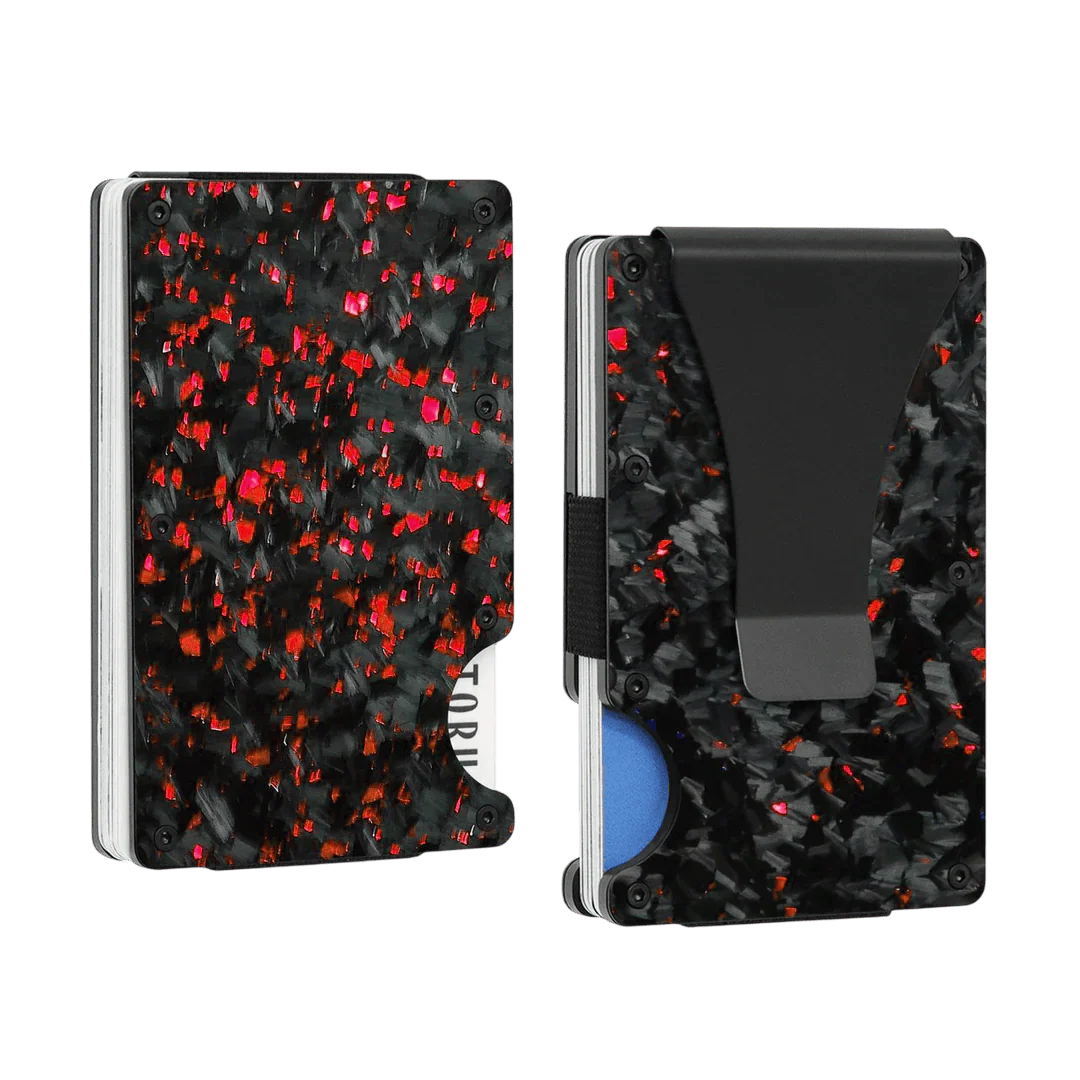 Forged carbon wallet